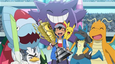 ash finally wins a league